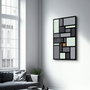 Wallity Pintura Decorativa de Vidrio Templado Multicolor 46 x 72 cm